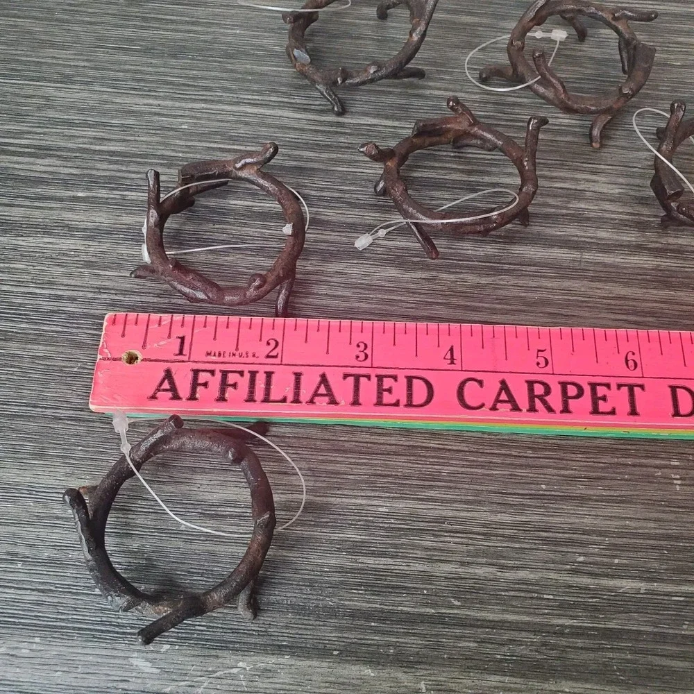 Set Of 6 Iron Barbed Wire Coral 2